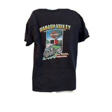 Harley Davidson XL T Shirt Wabash Valley Terre Haute Indiana HD Motorcycles Vtg picture