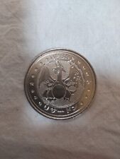 Charizard Meji Japanese Metal Medal Pokemon silver Juice Battle Coin 8543 picture