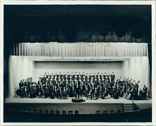 1965 Press Photo University of Miami Symphony Orchestra & Chorus on Stage 1960s picture