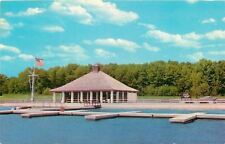 Lake Chautauqua New York~Marina at Long Point~Docks & Piers~1971 Postcard picture