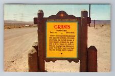 Grants NM-New Mexico, Grants Historic Marker, c1958 Antique Vintage Postcard picture