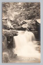 Postcard RPPC Nyad's Bath Waterfall Catskills New York picture