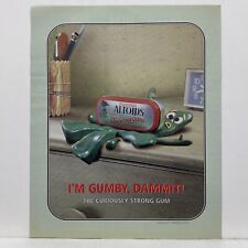 2004 Altoids Gumby PRINT AD Chewing Gum Poster Candy Food Wall Art 00's Retro picture