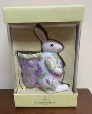 Villeroy Boch Porcelain Easter Bunny Rabbit Purple Anemone Eastern Fantasy picture