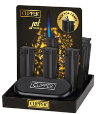 1 Clipper Classic Large Premium Metal Jet Flame Lighter, Matte Black, Metal Case picture