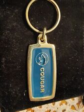 Cougar.   Etc...Blue.  Vintage NOS  keychain By Carriers picture