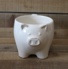 TAG Brand Ceramic White Pig Mug/Cup picture