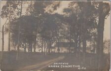 Haddon Country Club Driveway Haddonfield New Jersey RPPC Photo Postcard picture
