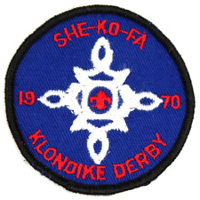 1970 Klondike Derby She-Ko-Fa Kettle Moraine Council Patch Wisconsin Boy Scouts picture