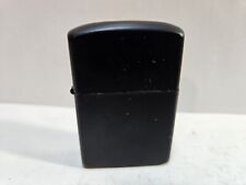 NOS Working LIGHTER Matte Black Pocket Collector Refillable Windproof  6907 picture
