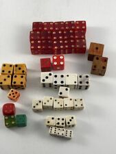 42 Old Vintage Dice with Different Colors and Sizes Lot picture