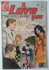 I Love You #70 - Silver Age Charlton Romance Too Many Kisses - 1967 picture