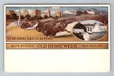 Buffalo NY-New York, Old Home Week, Going Back Vintage Souvenir Postcard picture