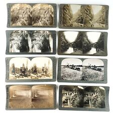Colorado Stereoview Lot of 8 Antique Stereoscopic Photo Starter Set C1735 picture