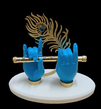@ Beautiful Stylish Krishna Hand With Flute & Peacock Feather Statue picture