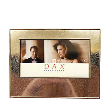 Vintage Dax Silver Toned 4 x 7 Photo Picture Frame Horizontal picture