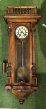Antique Weight Driven Vienna Regulator Wall Clock By Gebruder Resch picture
