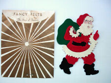Fancy Felts Christmas Santa House of Franken Vintage Hot Iron Applique Trim NEW picture