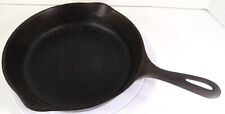 Unmarked #6 Wagner Ware Flat Bottom Cast Iron Skillet9 Inch Clean Double Spout picture