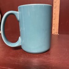 Bon appétit blue coffee mug 4 1/2 inches tall vintage picture