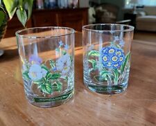 NEW *2* Vintage Noritake Casual Home Gourmet Garden Double Old Fashioned Glasses picture