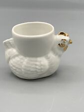 Vintage “Fine Porcelain-Good Friend” Hand Painted Chicken  Egg Cup - Spain  E-17 picture