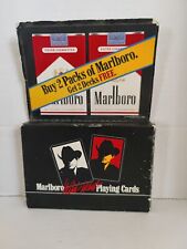 1991 Vintage Marlboro Man Wild West Deck Playing Cards 2 Two Sealed Decks picture