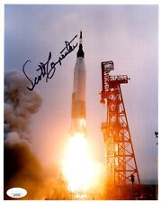 Scott Carpenter NASA Astronaut Signed Mercury 7 Launch 8x10 Photo, JSA Certified picture