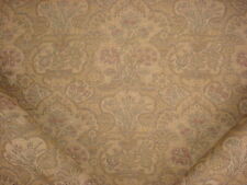 12-7/8Y LEE JOFA COCOA / MOSS BROWN ARABESQUE FLORAL UPHOLSTERY FABRIC picture