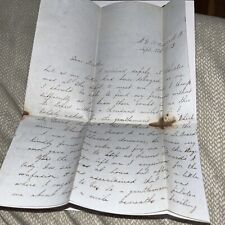 Antique 1853 Pre Civil War Era Letter to Owego NY New York Arrival Chester Depot picture