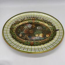 vintage daher tin made in england Wall Hanging Fruit Green Gold picture