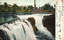 Postcard NJ Paterson New Jersey Passaic Falls Posted 1906 Vintage PC J4119 picture