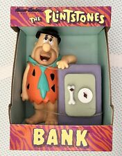 Vintage 1992 The Flintstones Fred Flintstone Coin Bank Hanna-Barbera NEW. picture