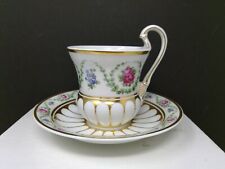 Vintage KPM Hand Painted Cup & Saucer Set - Roses picture