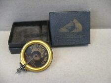 Vtg Victor Victrola VV XVII Phonograph Good Gold #2 Reproducer w/ HMV Nipper Box picture