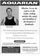 2004 Print Ad of Aquarian Drumheads w Jeremy Hummel of Breaking Benjamin picture