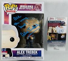 Alex Trebek Signed Jeopardy Funko Pop Vinyl Figure Legendary Host Autograph JSA picture