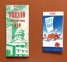 Vintage Street Maps of Fresno, California 1950’s picture
