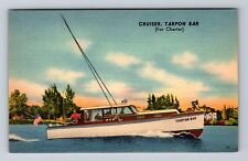 Nokomis FL-Florida, Tarpon Bar, Cruiser, Advertising, Antique Vintage Postcard picture