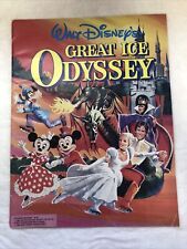 Vitage Walt Disnep’s Great Ice Odyssey- Souvenir Program 1982. Pre-owned picture