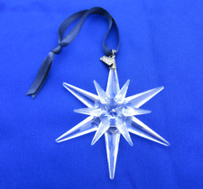 Swarovski Crystal 2005 Annual Snowflake Star Christmas Holiday Ornament No Box picture