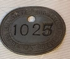 Great Western Railway Stores Check Token 1025  picture
