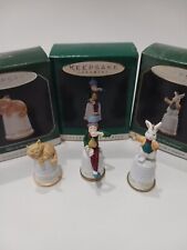 1997 & 1998 Alice In Wonderland Hallmark Ornaments Set Of 3 picture