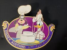 Disney Auctions 5th Anniversary Jumbo Pin Of Donald & Goofy LE 100 picture