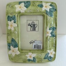 Vintage Terragraphics 1995 Hand Painted Picture Frame With Originals Stickers picture