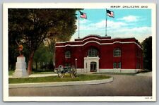 Chillicothe OH Ohio ONG Memorial Armory W.W Memorial, Antique Vintage Postcard picture