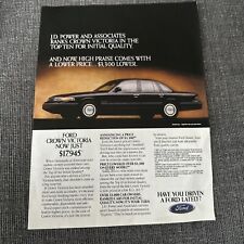 1993 Ford Crown Victoria Sedan Ad picture