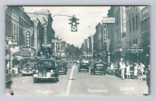 Bristol TN-Tennessee, Street With Two States, Antique, Vintage Postcard picture