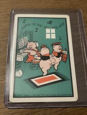 1930s Walt Disney  🎥 Three Little Pigs JOKER SILLY SYMPHONY Playing Card picture