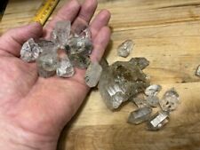 #587 10 oz  Natural Quartz Crystal pieces from Fonda, NY (aka Herkimer Diamond) picture